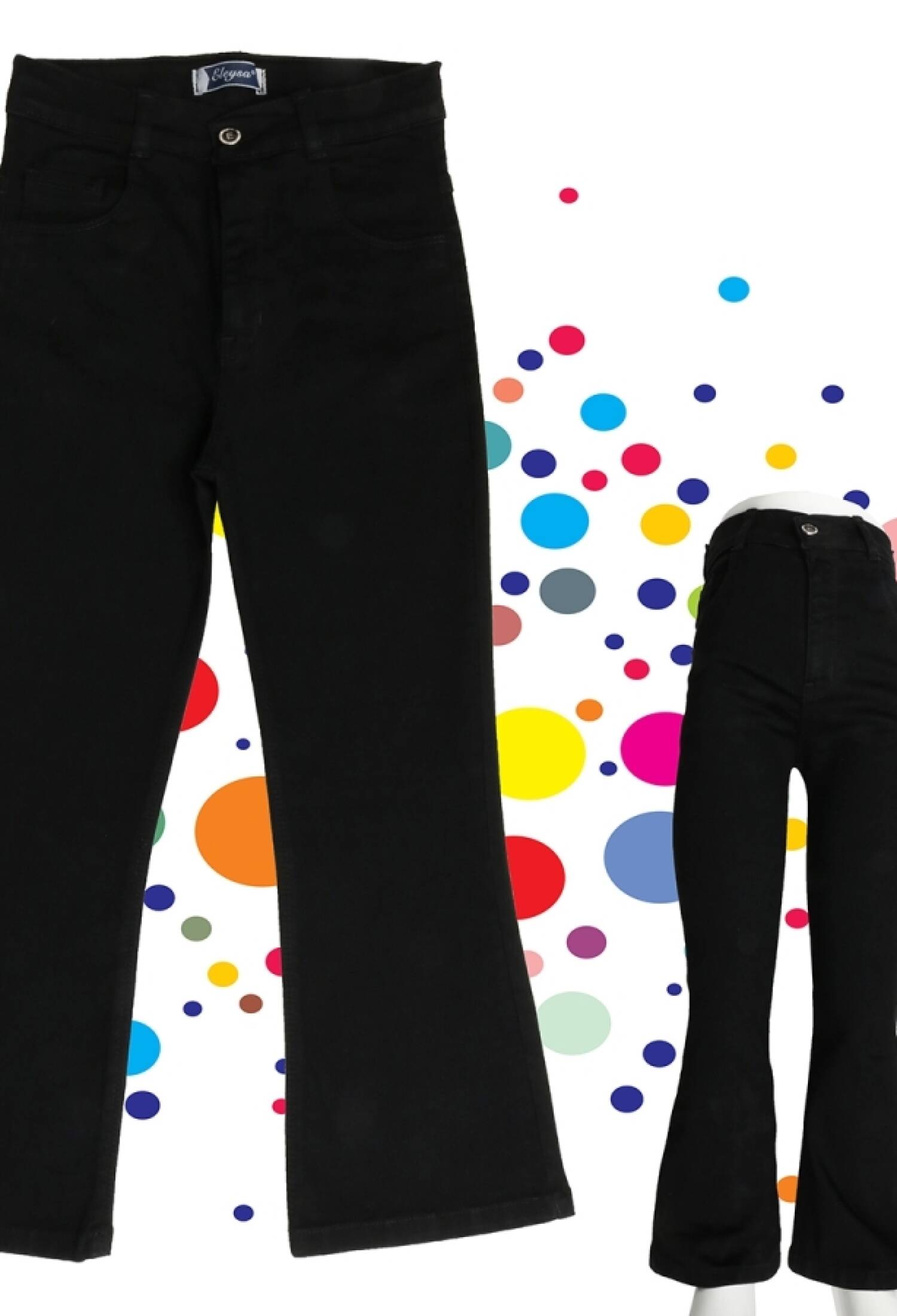 High Waist Flared Jeans for Girls