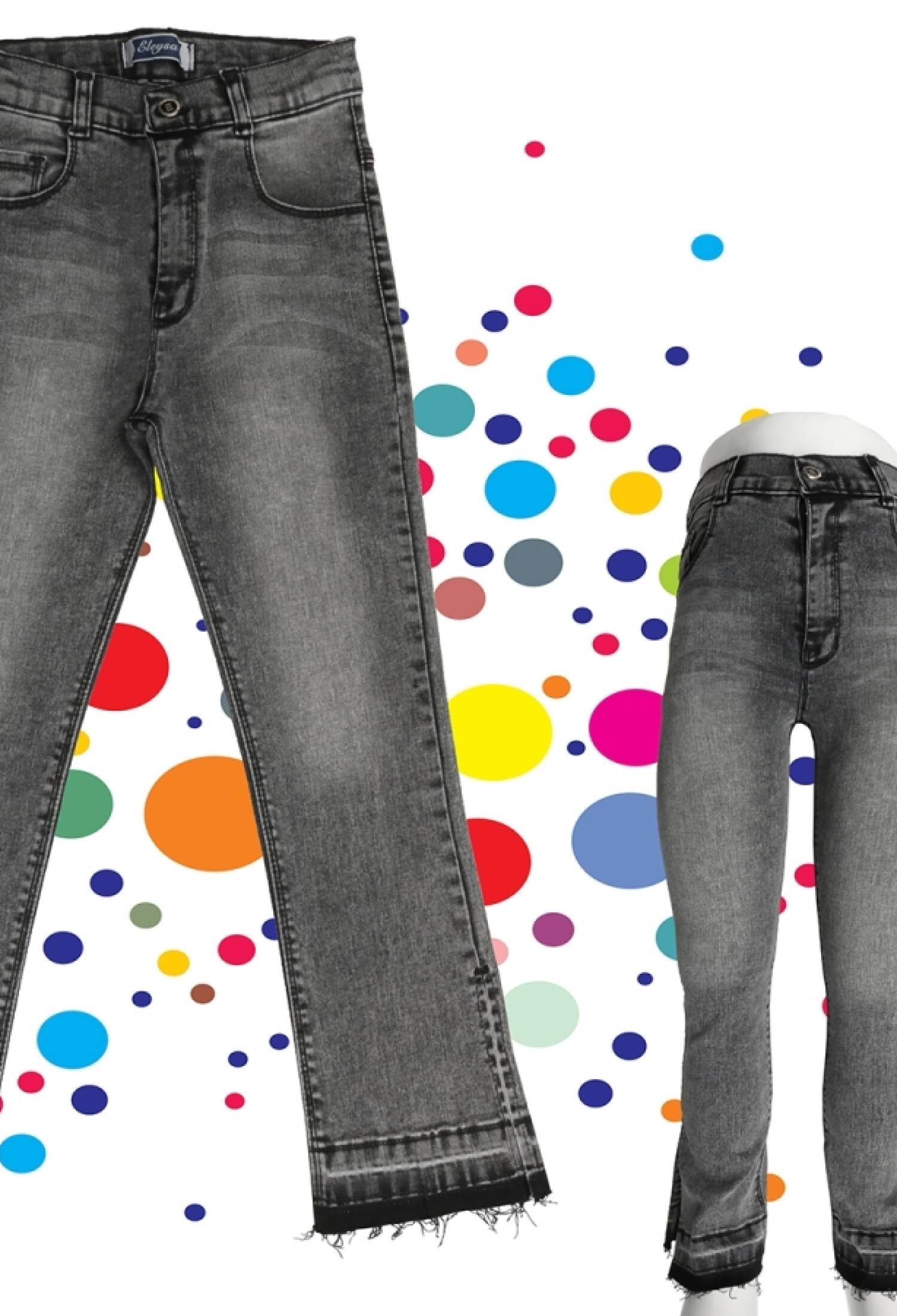 High Waist Girls Jeans