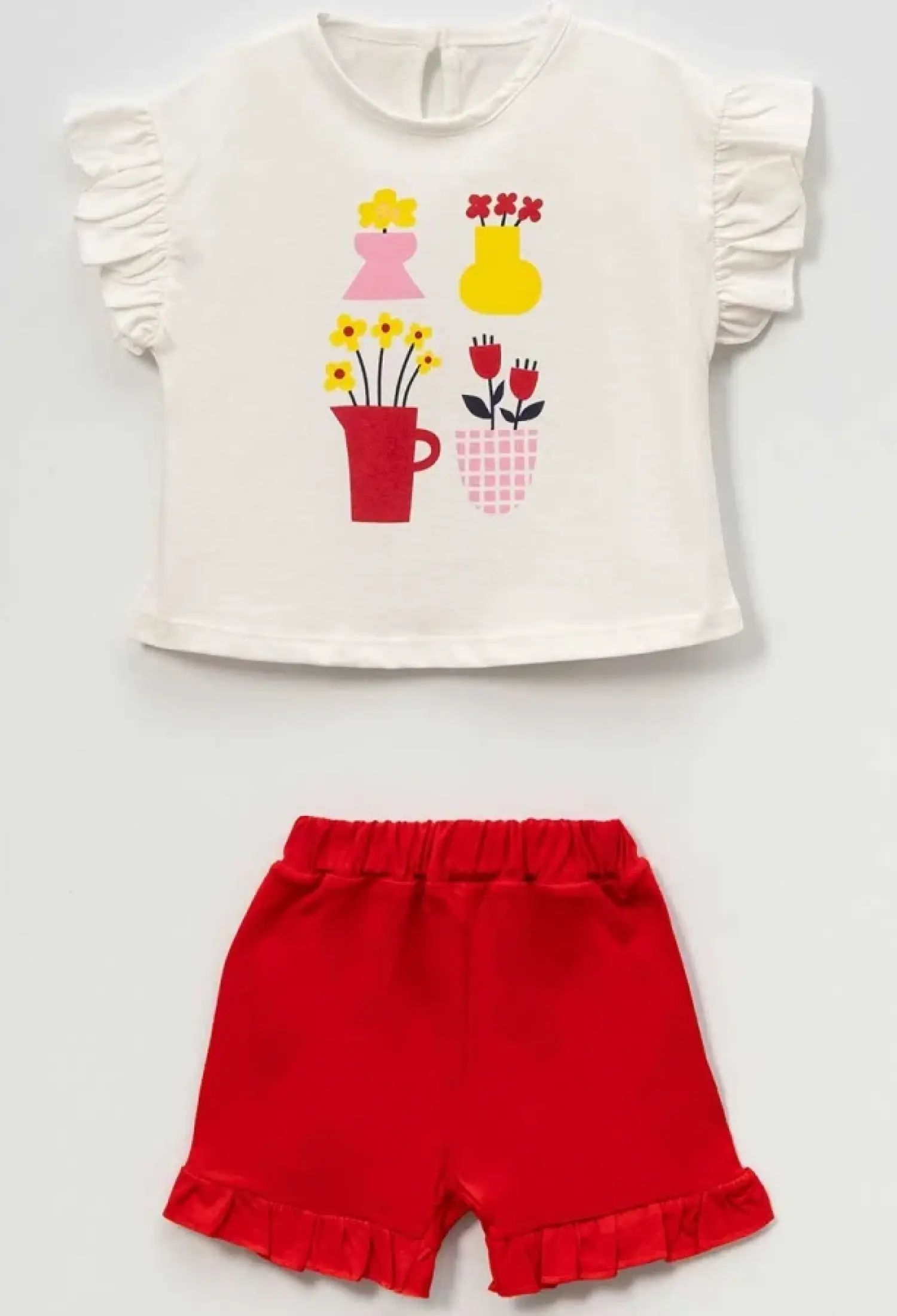 Floral Print Girl Baby Set