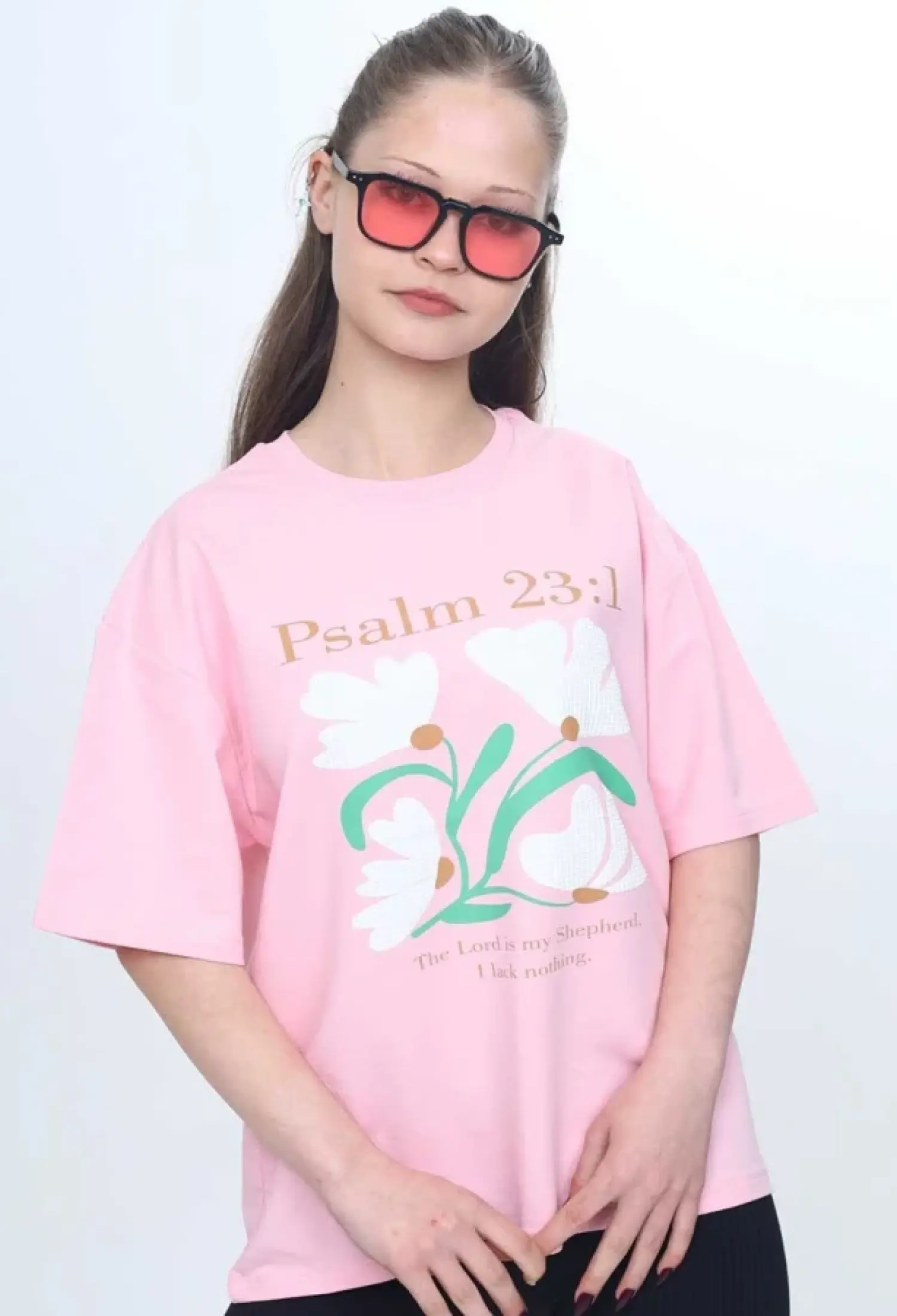 Flower Print Girl T-Shirt