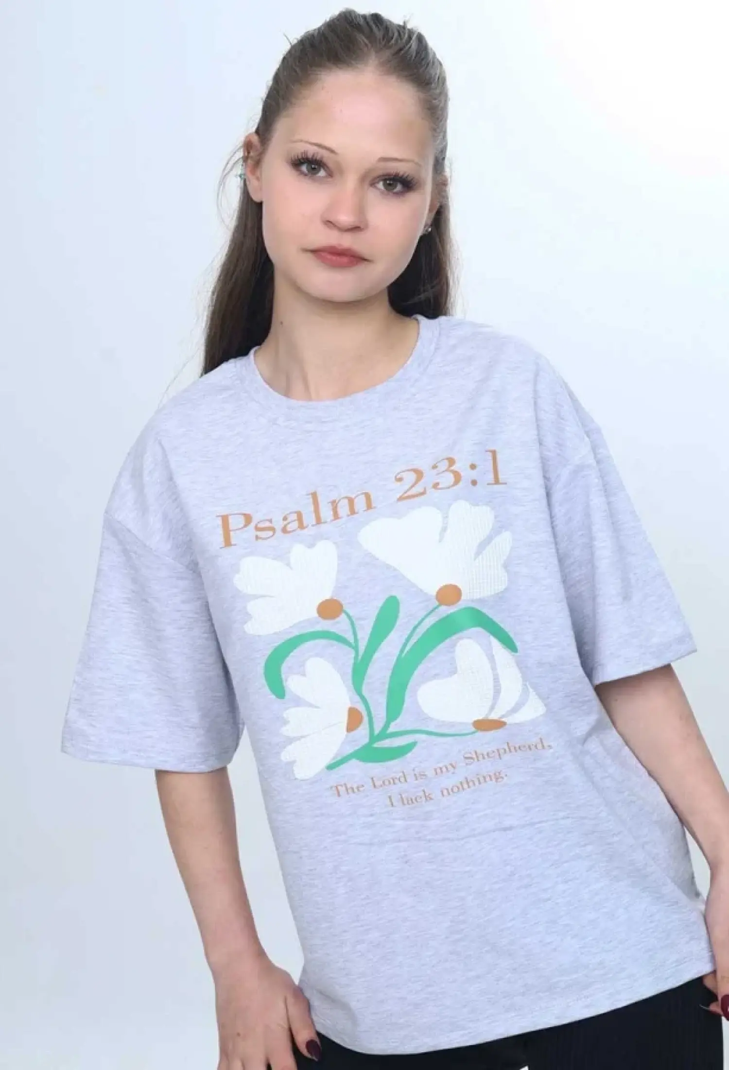 Flower Print Girl T-Shirt