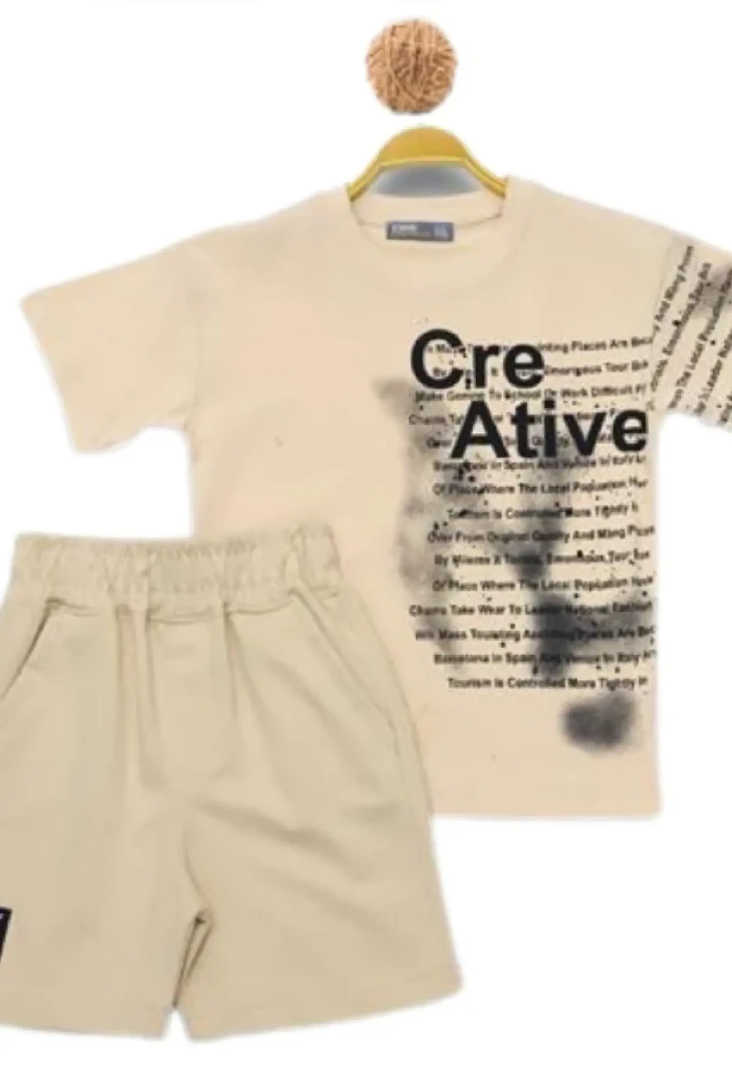 Creative Printed Boys Suit