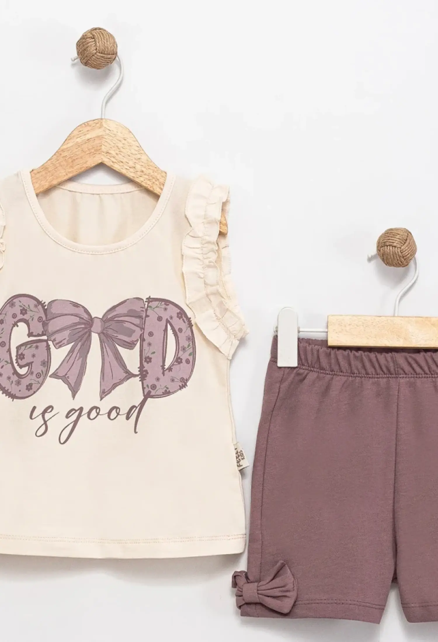 Bow Print Girls' Set