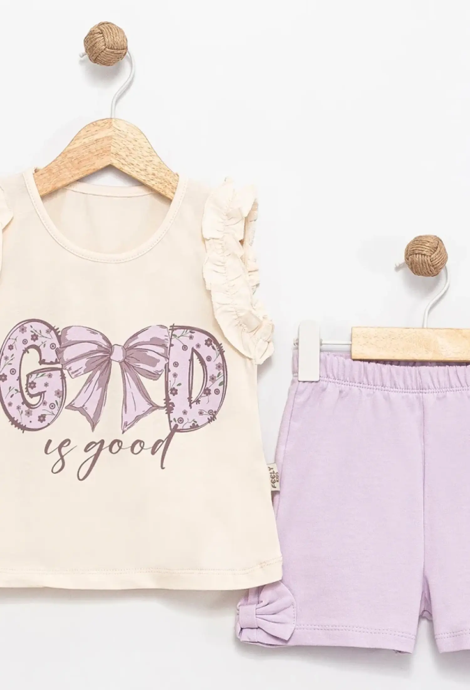 Bow Print Girls Set