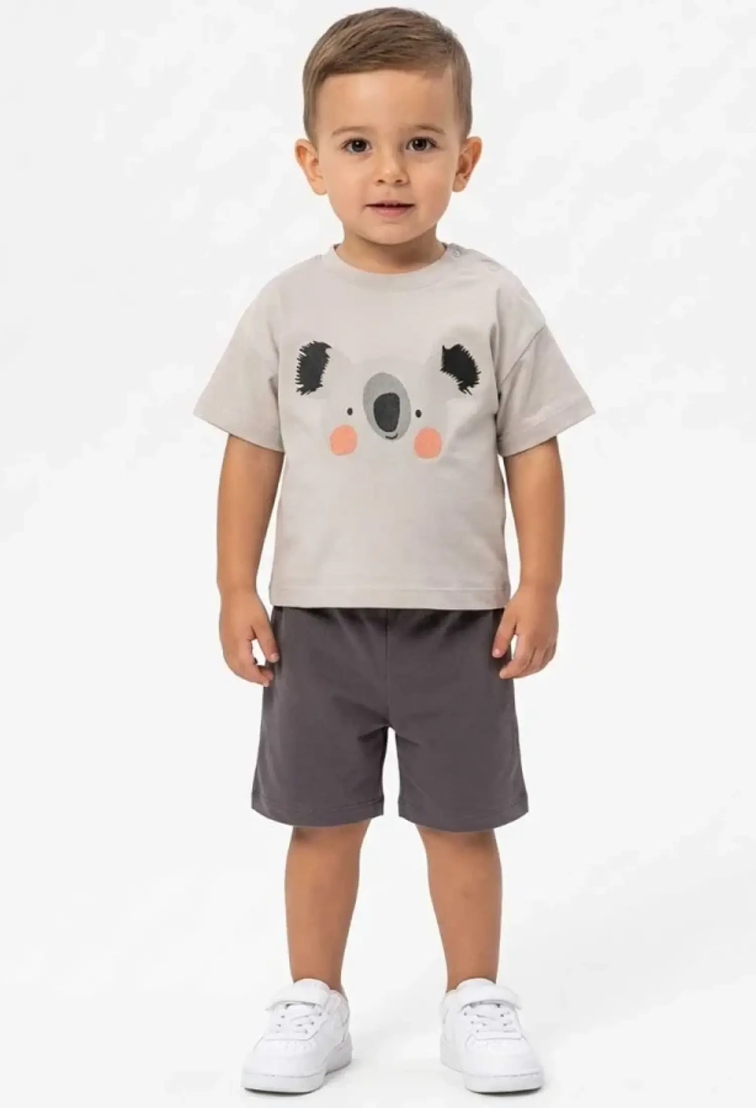 Koala Print Boys Baby Set