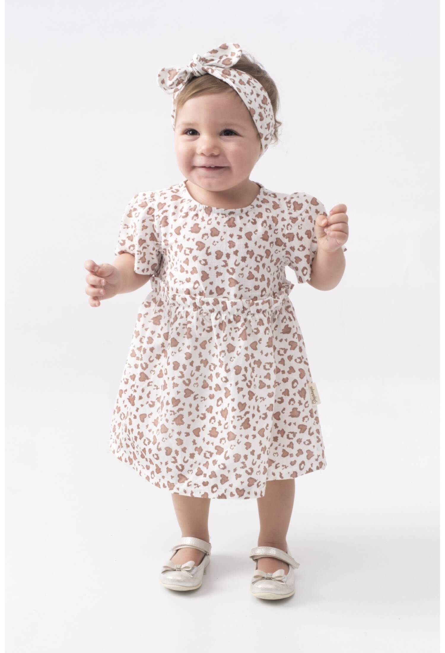 PATTERNED DRESS WITH A BANDANA - PS-851