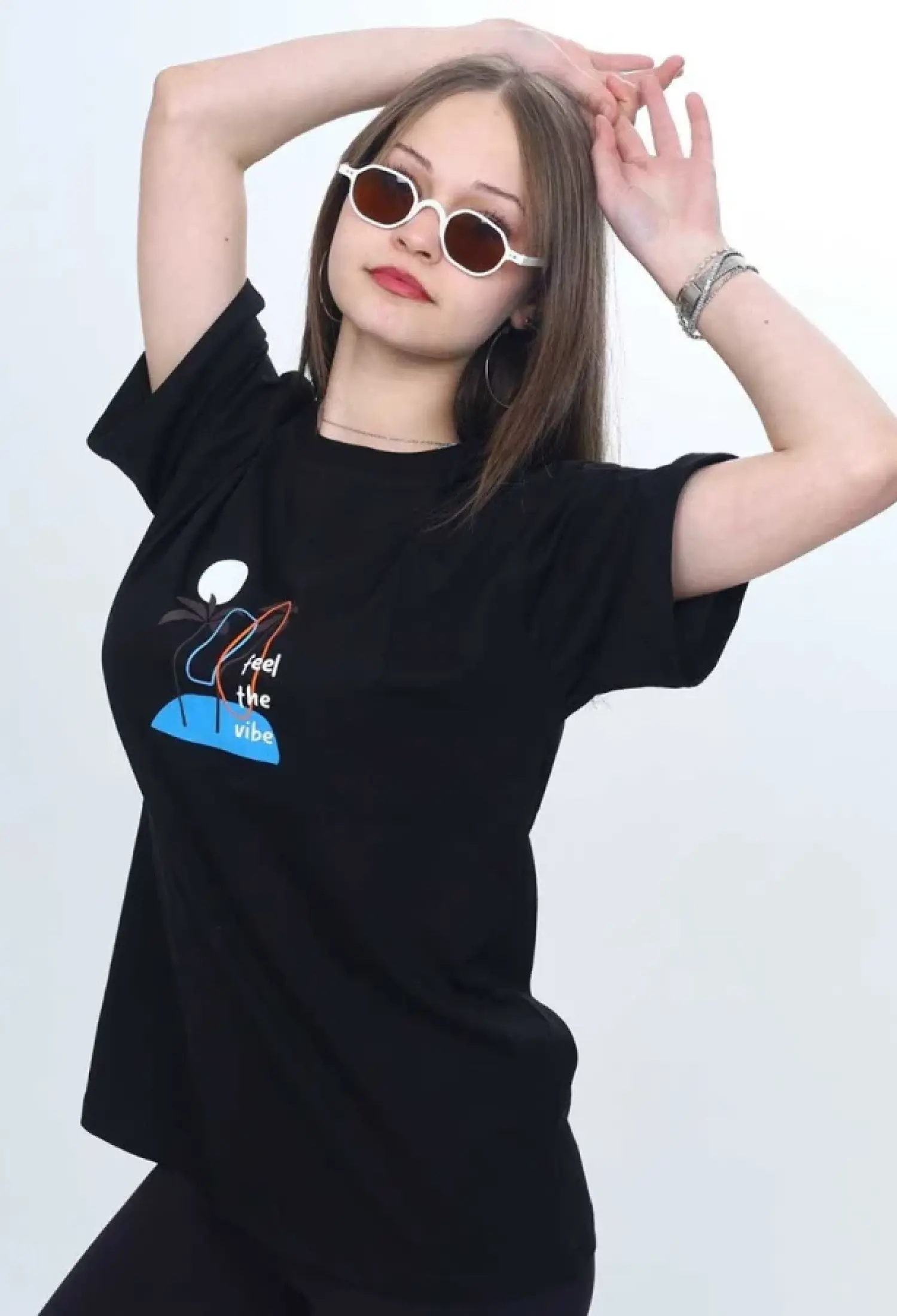 Unisex T-shirt with Palm Print